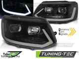 VW T5 2010-2015 LED TUBE LIGHT BLACK T6 LOOK Tuning-Tec Fényszóró