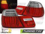 BMW E46 04.99-03.03 COUPE RED WHITE LED Tuning-Tec Hátsó Lámpa