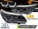 BMW E60/E61 03-07 ANGEL EYES LED 3D BLACK Tuning-Tec Fényszóró