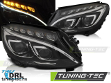 MERCEDES W205 14-18 BLACK LED DRL Tuning-Tec Fényszóró