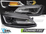 VW JETTA 6 (11-18) TUBE LIGHT DRL BLACK Tuning-Tec Fényszóró