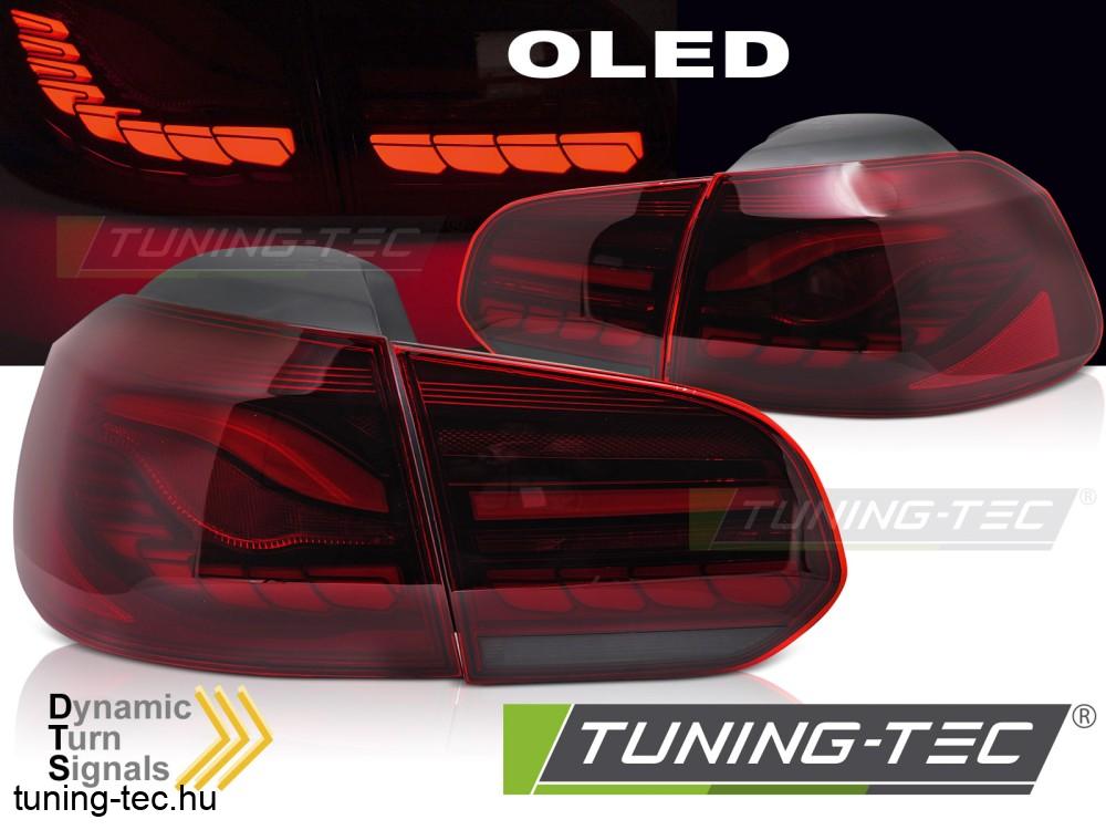 VW GOLF 6 08-13 OLED RED LED Tuning-Tec Hátsó Lámpa